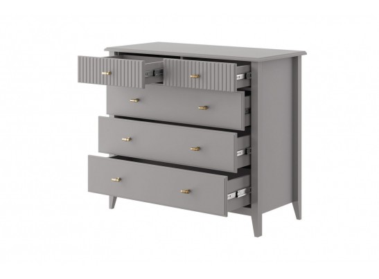 Никеа (антрацит) - Комод 5 ящиков в Кургане