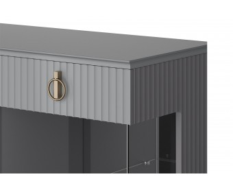 Фарго (антрацит) Тумба-бар 4дв.-2ящ