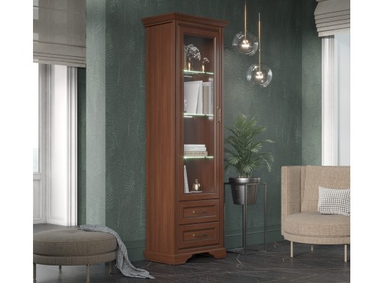 Витрина с подсветкой Стилиус орех донской REG1W2S в Кургане