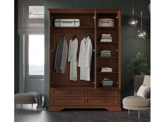 Шкаф Стилиус орех донской SZF3D4S в Кургане