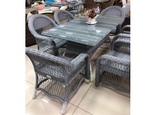 Комплект плетеной мебели Севилла 6+ в Кургане