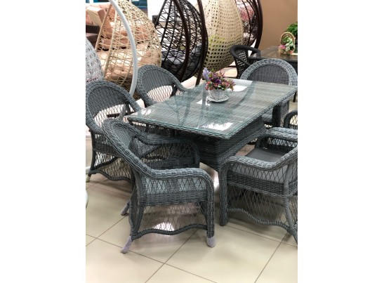 Комплект плетеной мебели Севилла 6+ в Кургане