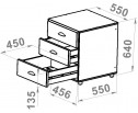 Тумба с ящиками Modul 4 в Кургане