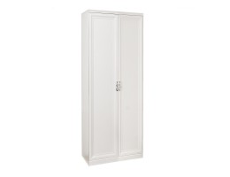 Секция шкафа 2-створчатая Мишель, белая (без стоевых)