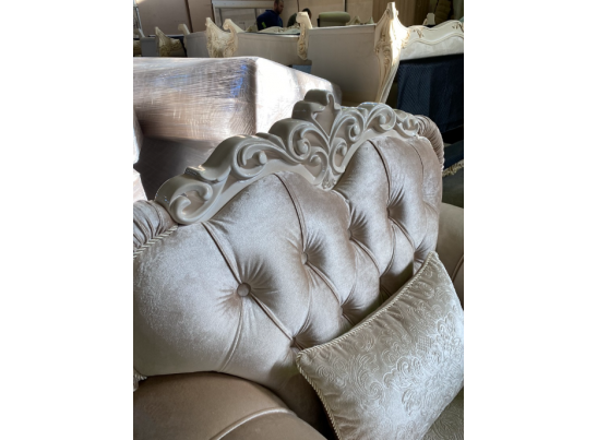 Кресло Патрисия, серый глянец