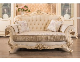 Диван Мона Лиза 2х местный, крем 