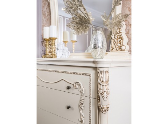 ДЖОКОНДА зеркало для комода, крем