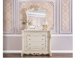 Комод 4-е ящика Джоконда, крем глянец