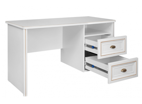 Стол письменный НАТАЛИ, белый глянец