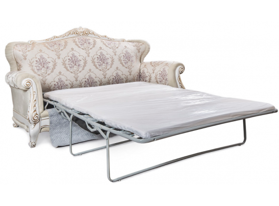 ДИВАН АЛСУ 3Х МЕСТНЫЙ БЕЛЫЙ ГЛЯНЕЦ