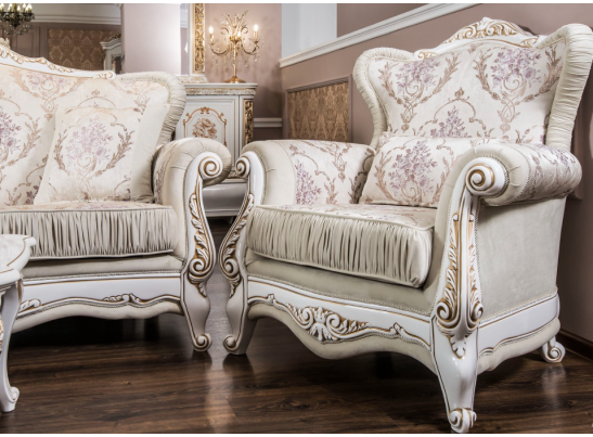 КРЕСЛО АЛСУ БЕЛЫЙ ГЛЯНЕЦ