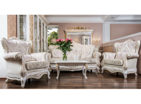 КРЕСЛО АЛСУ БЕЛЫЙ ГЛЯНЕЦ