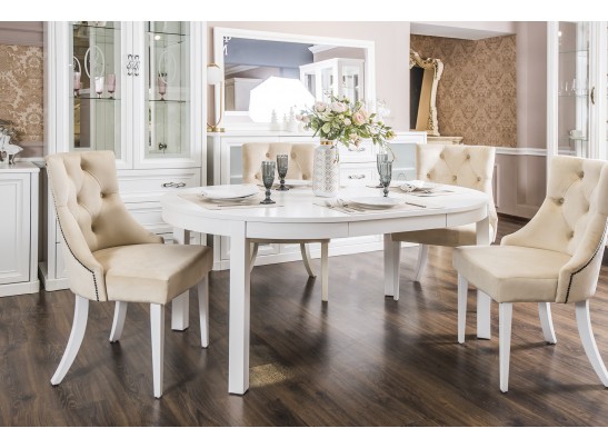 Стол Мишель, белый матовый