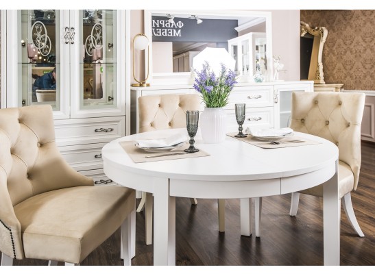 Стол Мишель, белый матовый