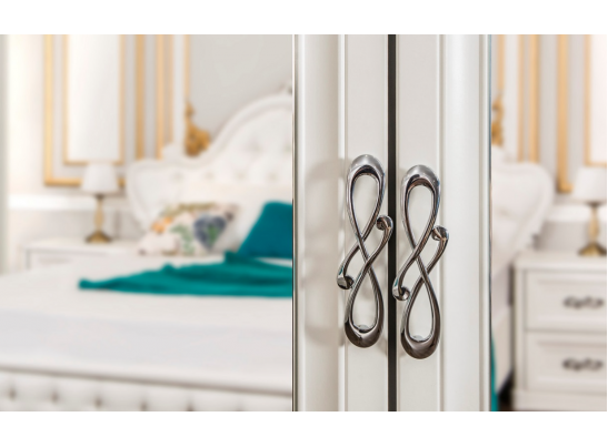 Мишель стоевая к шкафу левая, белый матовый