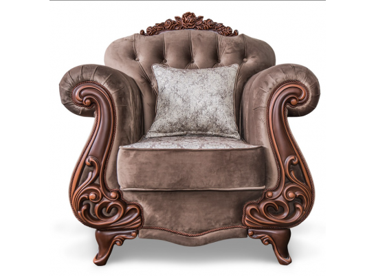 Кресло Афина, декор караваджо в Кургане