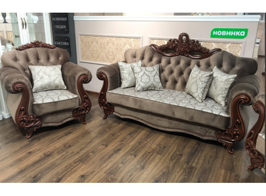 Комплект мягкой мебели АФИНА, караваджо в Кургане