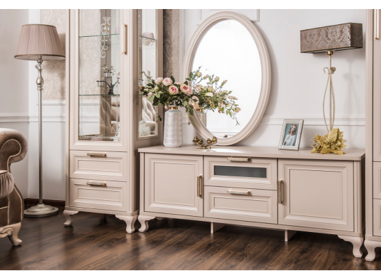 Витрина 1-ств Мокко, бежевый