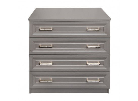 Комод - 4 ящика МОККО, серый камень