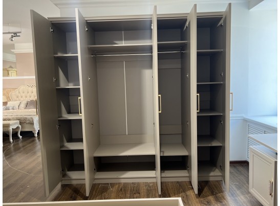 Спальня МОККО 5-ств 1,8 серый камень