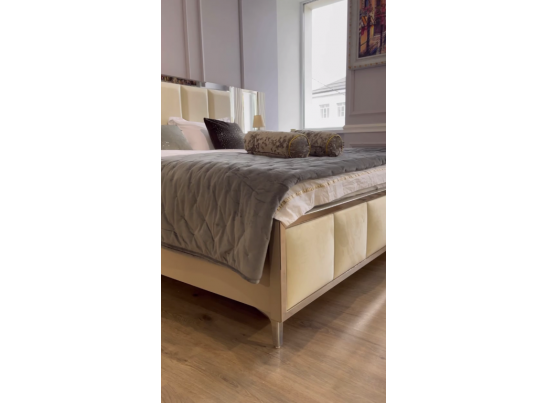 Спальня "Gravita" 4-х ств. шкаф с зеркалами, Белый глянец в Кургане