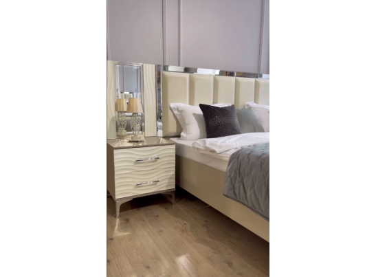 Спальня "Gravita" 4-х ств. шкаф с зеркалами, Белый глянец в Кургане