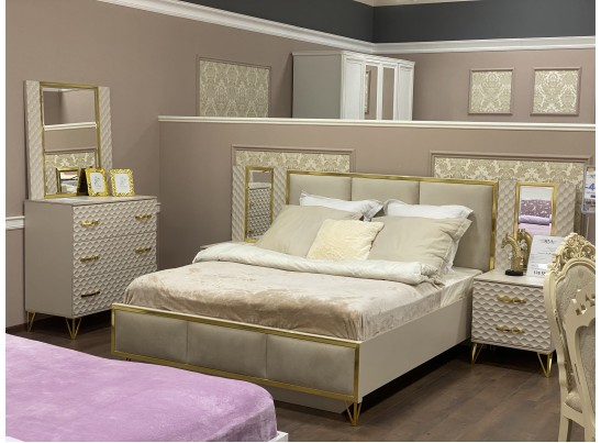 Спальня LARA 4-ств 1.6, бежевый золото в Кургане