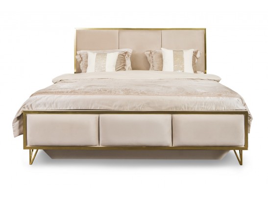 Кровать LARA 160X200см, бежевый глянец в Кургане