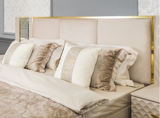 Кровать LARA 180X200см, бежевый глянец в Кургане