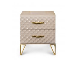 Тумба LARA, бежевый глянец