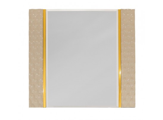 Зеркало LARA ППУ, бежевый глянец в Кургане