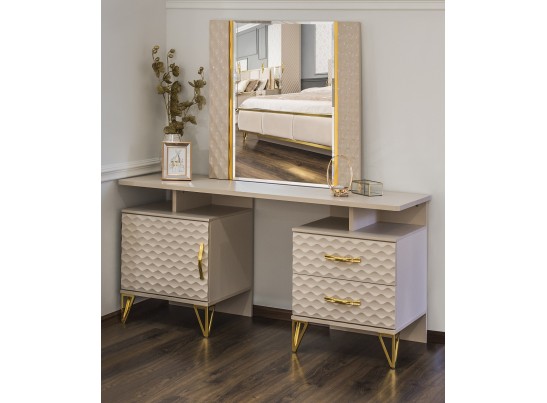 Зеркало LARA ППУ, бежевый глянец в Кургане