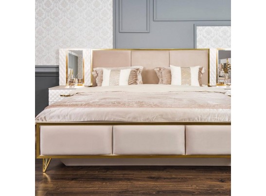 Кровать LARA 160X200см, белый глянец в Кургане