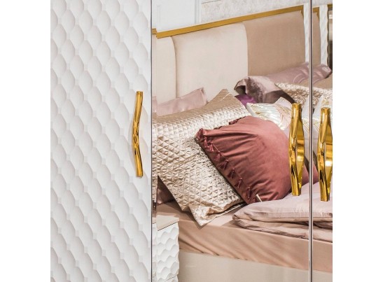 Кровать LARA 160X200см, белый глянец в Кургане