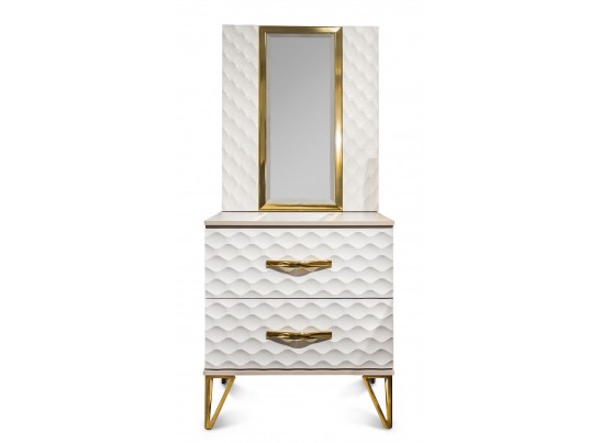 Тумба LARA, белый глянец в Кургане