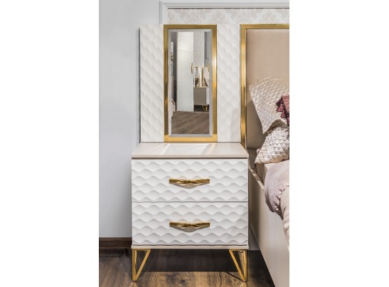 Тумба LARA, белый глянец в Кургане