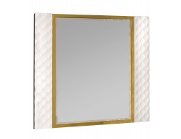 Зеркало LARA ППУ, белый глянец