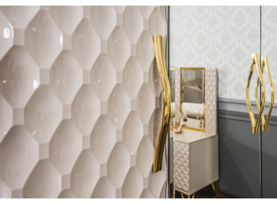 Спальня LARA 5-ств 1.8, белый глянец в Кургане