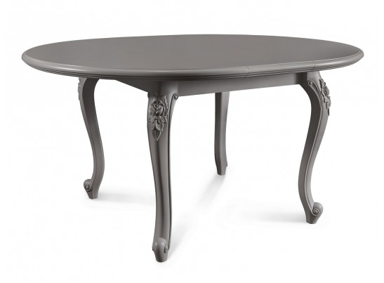 Стол раскладной круглый МОККО, серый камень в Кургане