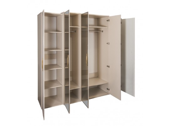 Шкаф 5-ти дверный ЗАМИРА, бежевый в Кургане