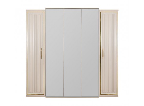 Шкаф 5-ти дверный ЗАМИРА, бежевый в Кургане