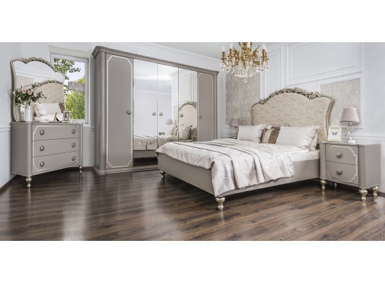 Шкаф 5-ти дверный ЛАЛИ, серый камень в Кургане