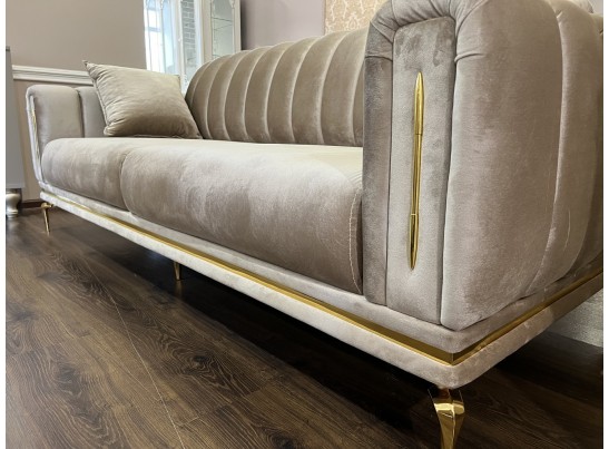 Комплект мягкой мебели ЗАМИРА, бежевый в Кургане