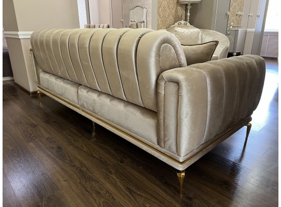 Комплект мягкой мебели ЗАМИРА, бежевый в Кургане