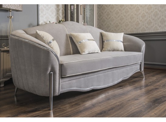 Диван GRAVITA 3Х местный, серый серебро в Кургане