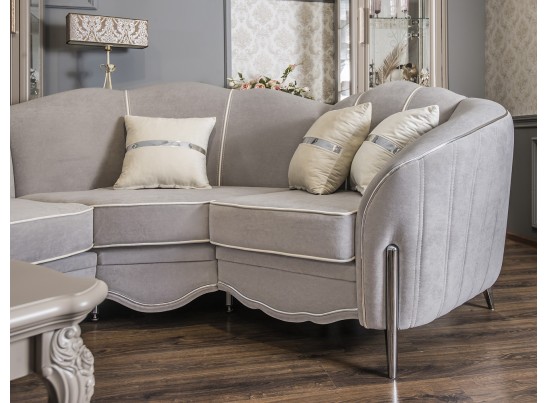 Диван GRAVITA угловой 2-У-1, серый серебро в Кургане