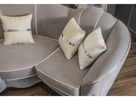 Диван GRAVITA угловой 2-У-1, серый серебро в Кургане