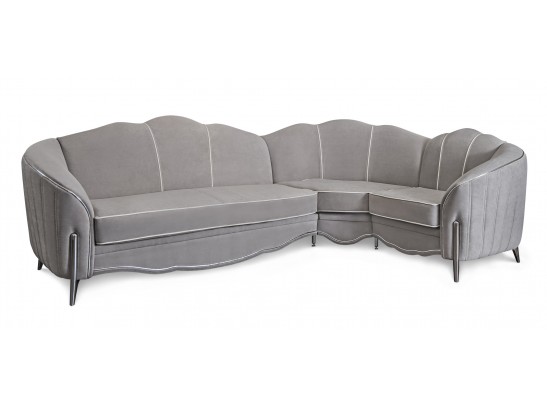Диван GRAVITA угловой 3-У-1, серый серебро в Кургане