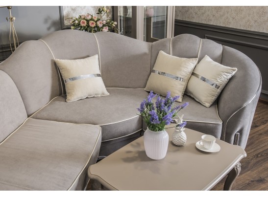 Диван GRAVITA угловой 3-У-1, серый серебро в Кургане