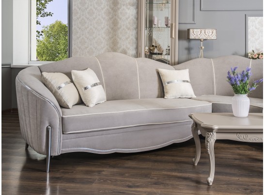 Диван GRAVITA угловой 3-У-2, серый серебро в Кургане